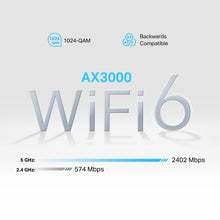 Load image into Gallery viewer, TP-Link NX511v 5G Router WiFi Mesh 3 x RJ45 RJ11 WiFi 6 AX3000