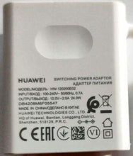Load image into Gallery viewer, Huawei HW-120200E02 Mains Charger Power Supply 12V 2A 2 Pin European Plug for 4G 5G B715 B818 Routers (White)