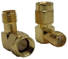 Load image into Gallery viewer, SMA Male Right Angle 90 Degree to SMA Female Adapter for 4G LTE 5G Router Extension Cable
