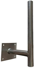 Load image into Gallery viewer, Wall bracket Height 45 cm, offset 25cm diameter 38mm for 4G LTE 5G antennas, Satellite Dish, TNT TV rake