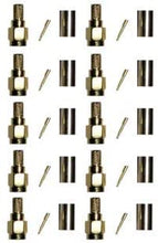 Load image into Gallery viewer, Set of 10 SMA male crimp connectors for 4G 5G LTE antenna PAN4G PAN5G and router