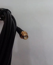 Load image into Gallery viewer, SMA Female to SMA Male Extension Cable 2 x 5m ALSR200 Black for External antenna and 4G LTE 5G MIMO router