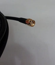 Load image into Gallery viewer, SMA Female to SMA Male Extension Cable 2 x 5m ALSR200 Black for External antenna and 4G LTE 5G MIMO router