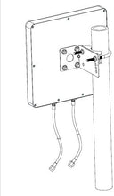 Load image into Gallery viewer, LowcostMobile PAN5G-MIMO-3500Mhz 15 dBi 2x10m black LMR200 cable SMA connector for routers, hotspots and 5G modem