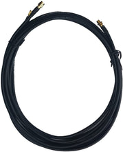 Load image into Gallery viewer, SMA Female to SMA Male Extension Cable 2 x 5m ALSR200 Black for External antenna and 4G LTE 5G MIMO router