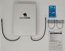 Load image into Gallery viewer, LowcostMobile PAN5G-MIMO-2021 12dBi 2x30cm Antenna 4G 5G SMA Cable ALSR200 for Huawei B818, B715, 5G CPE PRO, Asus, TP LINK, Netgear and +