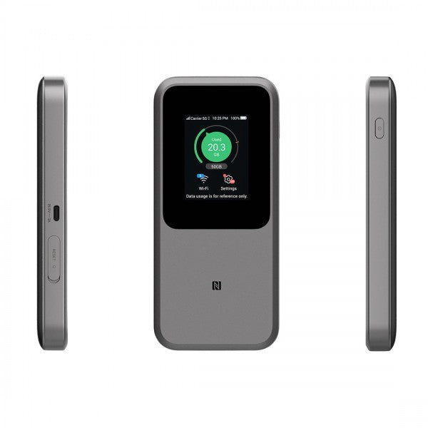 ZTE MU5120 MiFi Pebble 5G 4G WiFi 6 10000mAh Battery with Fast Charge ...