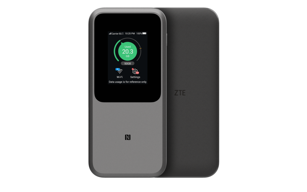 ZTE MU5120 MiFi Pebble 5G 4G WiFi 6 10000mAh Battery with Fast Charge
