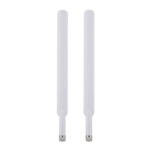 2x LTE 4G SMA Bar Antenna For Telekom Speedport, Fritzbox, Huawei Routers – White