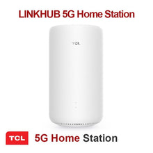 Load image into Gallery viewer, TCL HH500E Linkhub 5G Home Station White WiFi 6 Router 2 RJ45 Ports 2 x CRC9 for External Antenna
